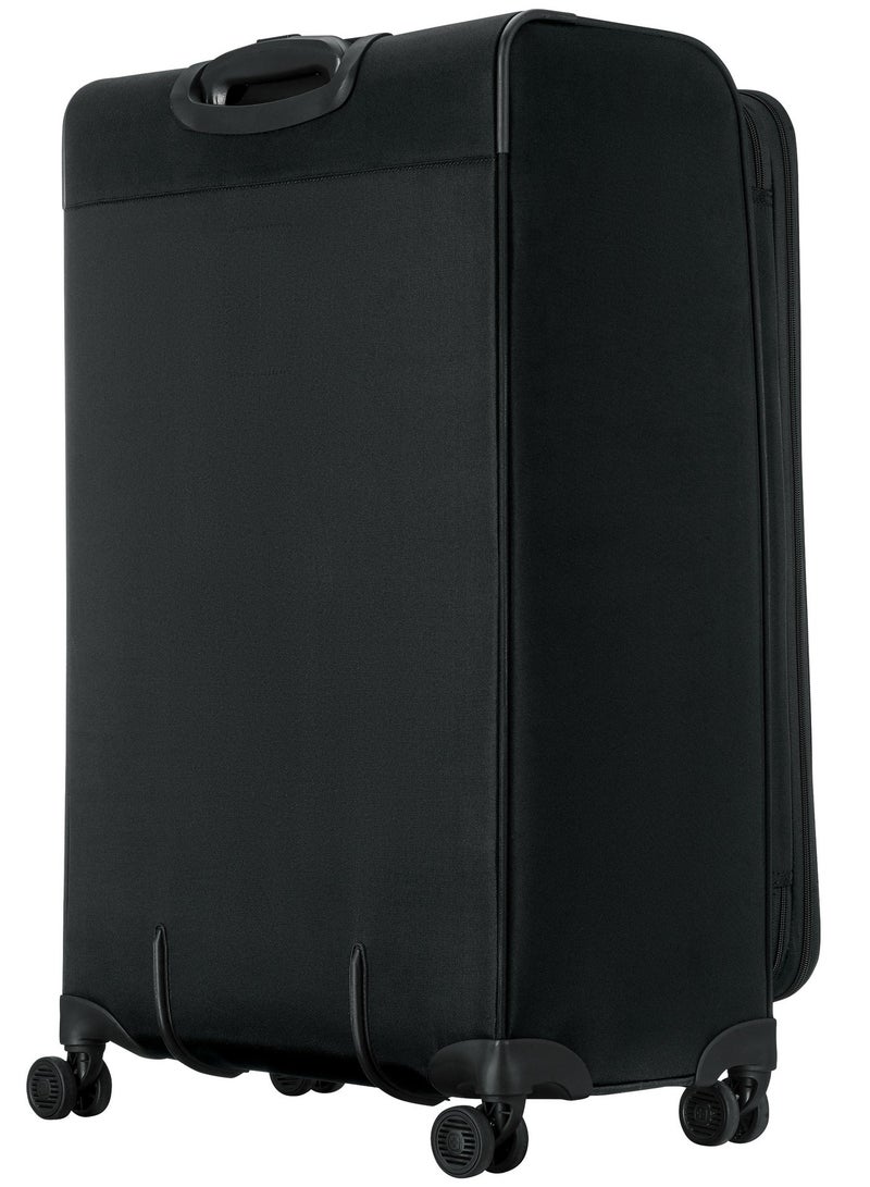 Wenger Checklite II 80 Cm 4-Double Wheeled Expandable Softside Check-In Luggage Trolley - Black - Image 4